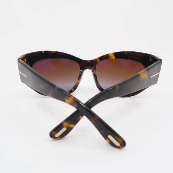 Tom Ford TF 1065 52F Brianna 55mm Havana/Brown Gradient New Women\'s Sunglasses. main image 6